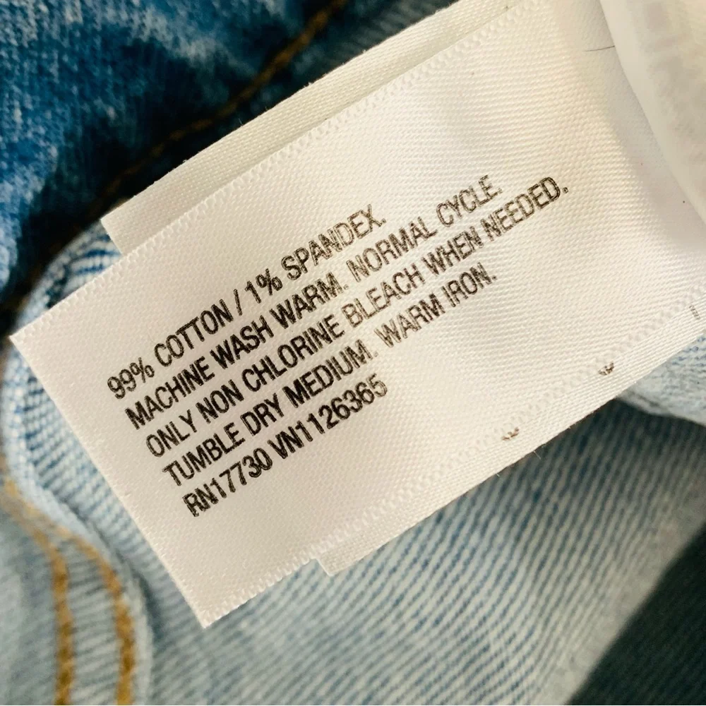 Universal Thread Mid Rise Button Up Jeans Slim Fit Size 2 - Picture 13 of 15